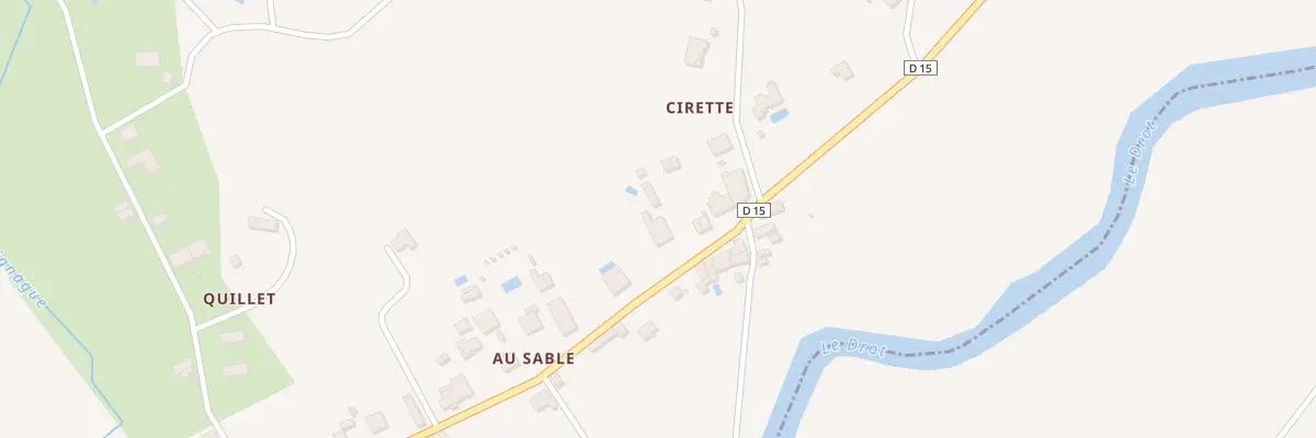 Plan du 9 Cirette à Morizès
