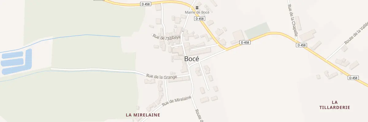 Plan du 13 Rue de l’Eglise de Bocé à Baugé-en-Anjou