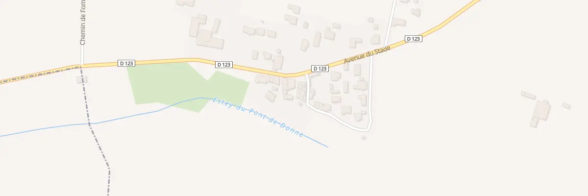 Plan du 1 Che de Cafol à Saint-Magne-de-Castillon