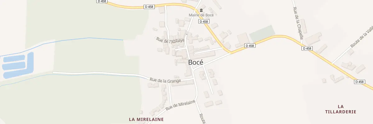 Plan du 11 Rue de l’Eglise de Bocé à Baugé-en-Anjou