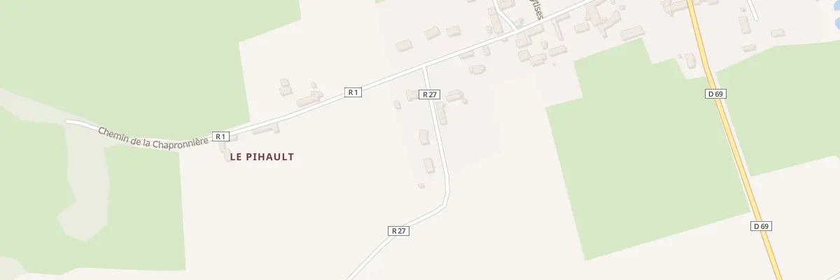 Plan du 1 Che de la Basse Chantellière à Longnes