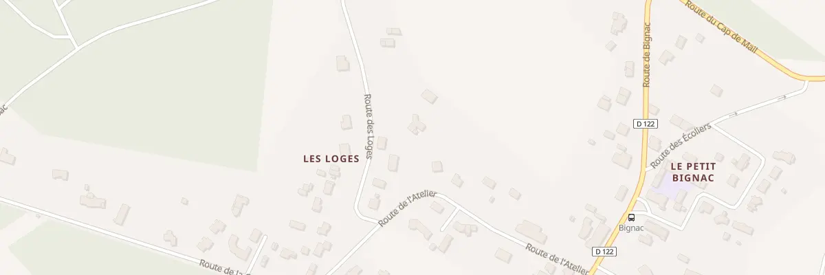 Plan du 7 Les Loges à Chamadelle