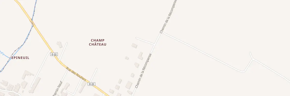 Plan du 5200F Che de la Récompense à Saint-Simon
