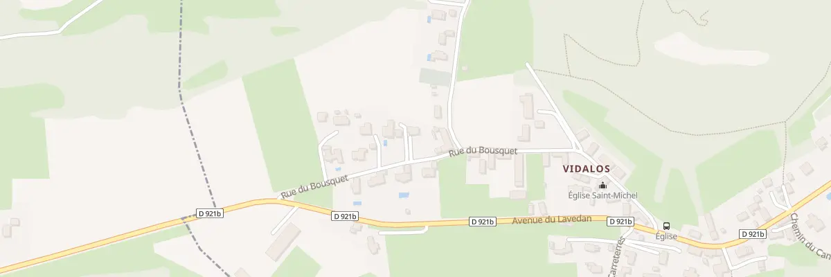 Plan du 28 Rue du Bousquet à Agos-Vidalos