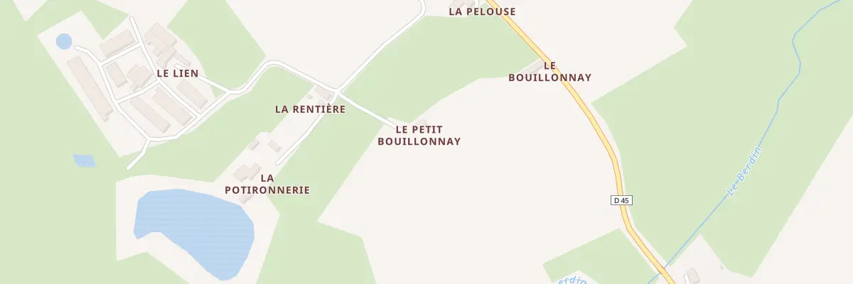 Plan du 5360 Le Bouillonnay à Tennie