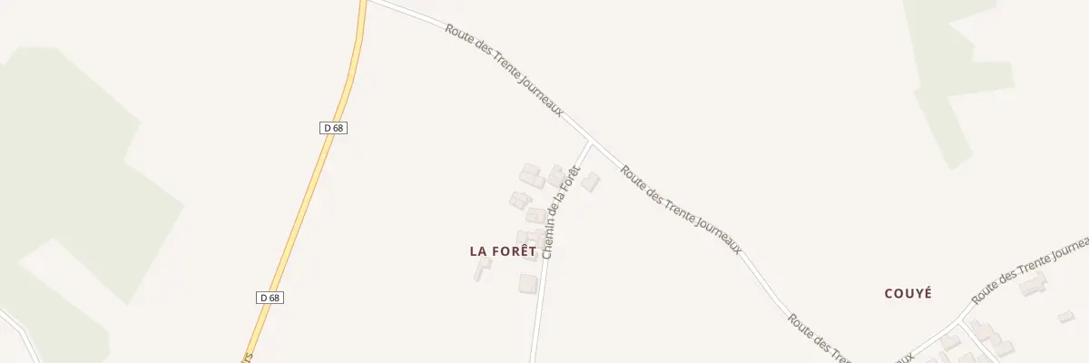 Plan du 5100 La Foret à Saint-Bonnet