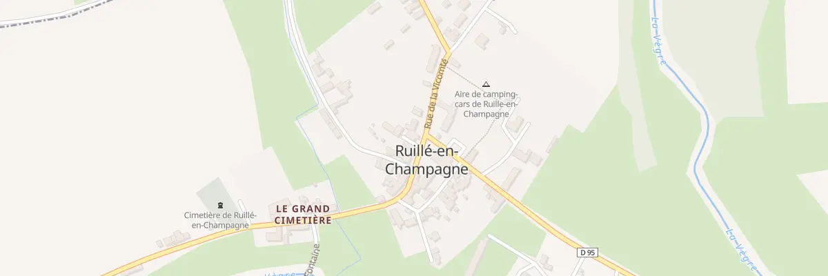 Plan du 8 Rue de la Vicomte à Ruillé-en-Champagne