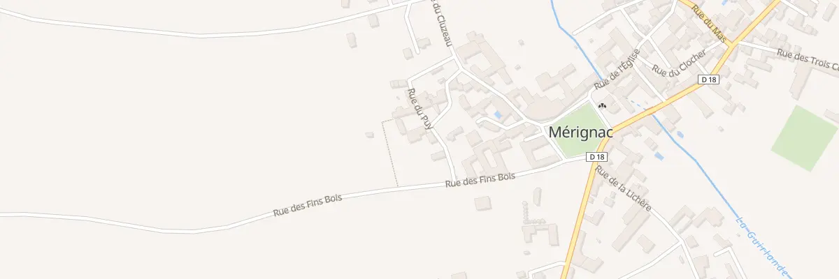 Plan du 10 Rue du Puy à Mérignac