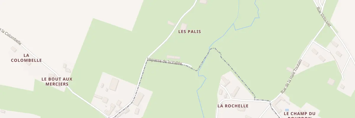 Plan du 3 Imp de la Vallée à Fourches