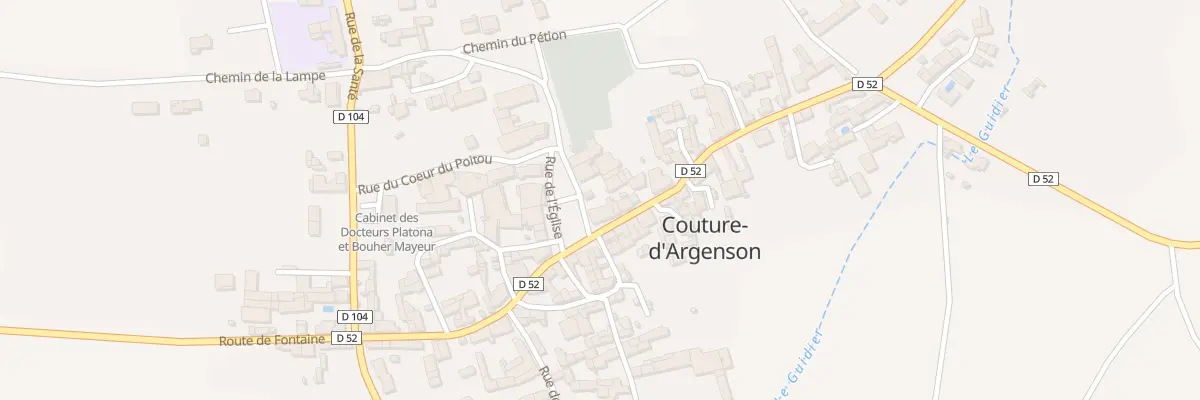 Plan du 2 Rue de l’Eglise à Couture-d’Argenson