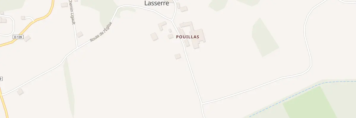 Plan du 6 Che Mabele à Lasserre