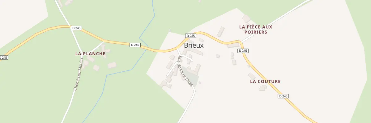 Plan du 2 Imp de l’Ancien Presbytère à Brieux