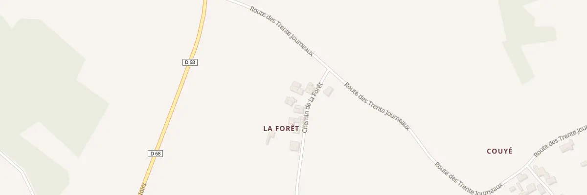 Plan du 6 Che de la Forêt à Saint-Bonnet
