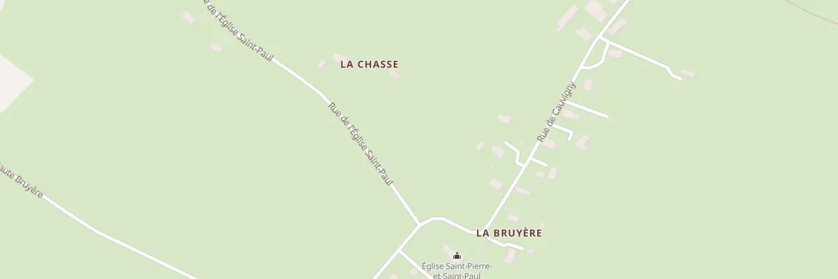 Plan du 5076 La Chasse à Vendeuvre