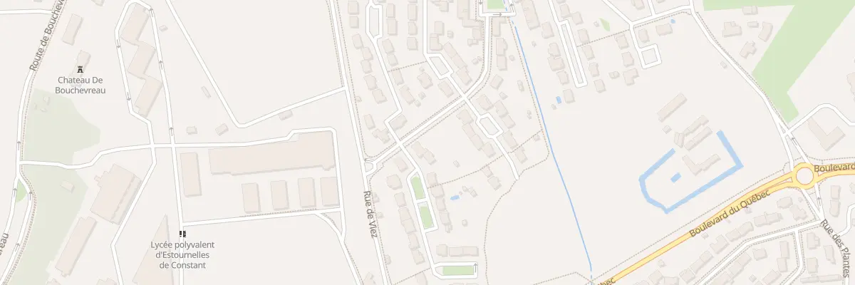 Plan du 1 All des Trois Rivieres à La Flèche