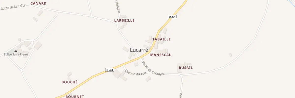 Plan du 9001 La Fontaine à Lucarré