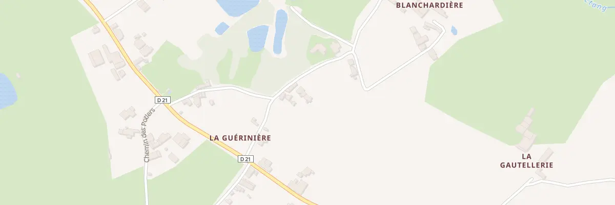 Plan du 8 Rue de la Blanchardiere à Ménigoute