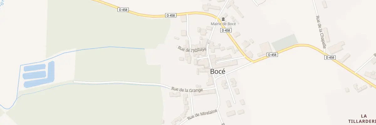 Plan du 9 Rue de l’Eglise de Bocé à Baugé-en-Anjou