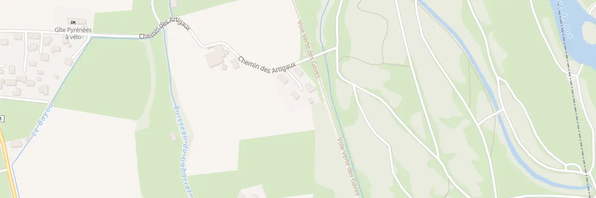 Plan du 26 Che des Artigaux à Lau-Balagnas