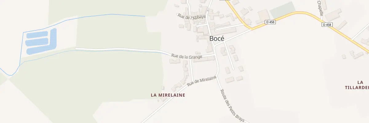 Plan du 1 Rue Tartifume à Baugé-en-Anjou