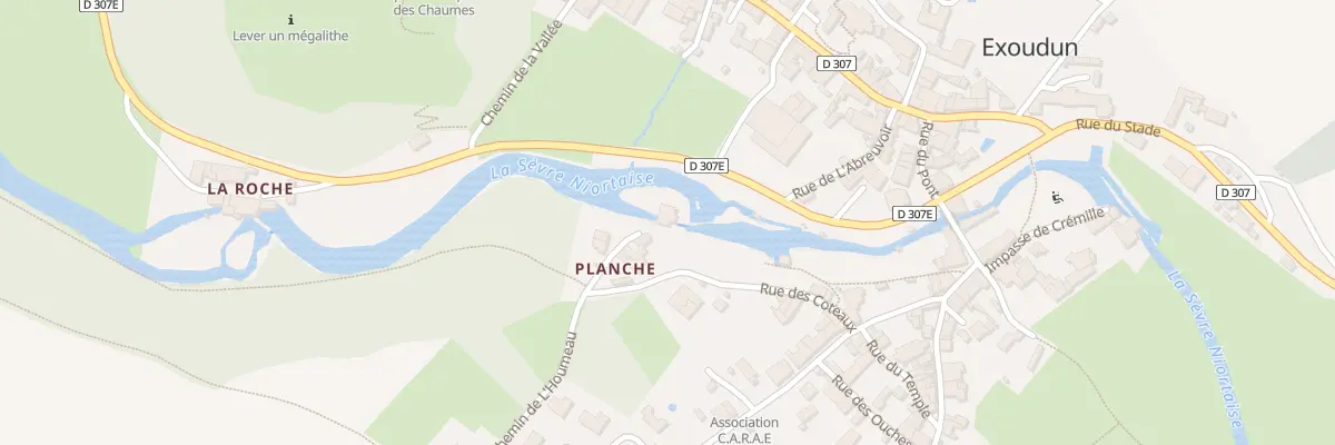 Plan du 8 Imp de la Planche à Exoudun