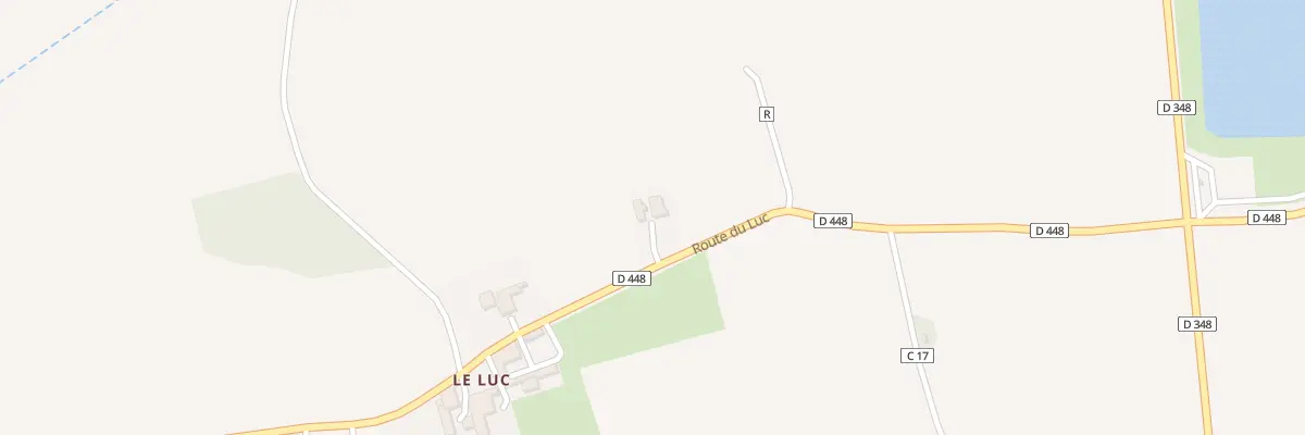 Plan du 1073 Rte du Luc à Saint-Lanne