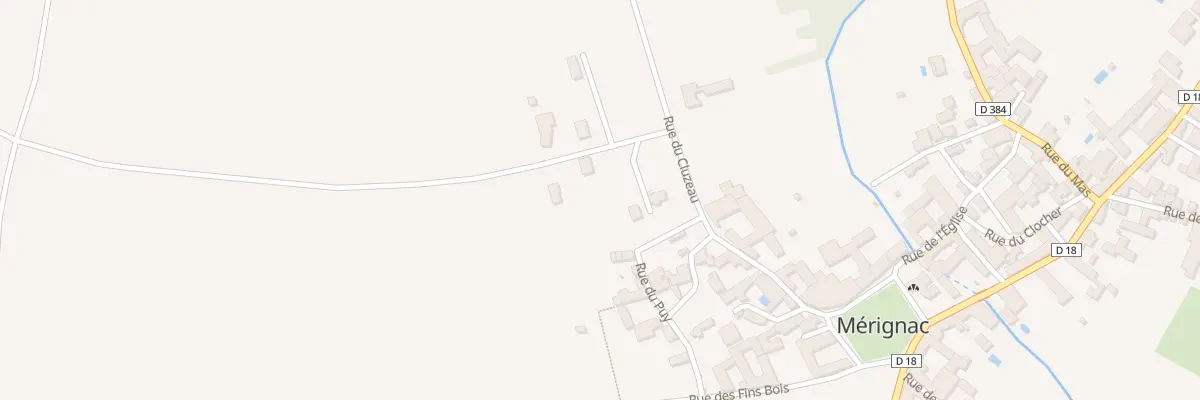 Plan du 3 Rue de la Combe du Puy à Mérignac