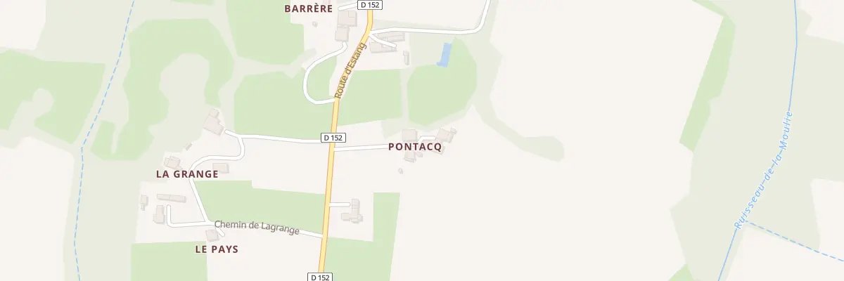 Plan du 874 Rte d’Estang à Panjas