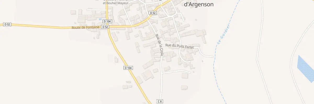 Plan du 4 Rue de la Croix à Couture-d’Argenson