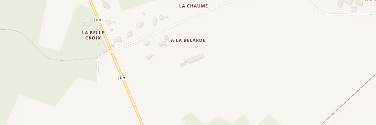 Plan du 1 A la Belarde à Saint-Félix-de-Foncaude