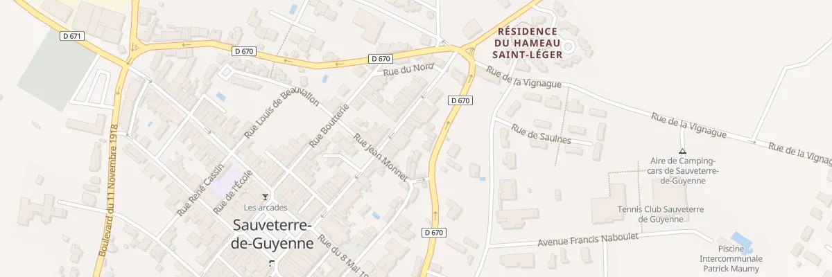 Plan du 32 Rue Saint Léger à Sauveterre-de-Guyenne
