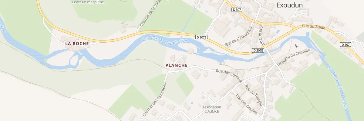 Plan du 6 Imp de la Planche à Exoudun