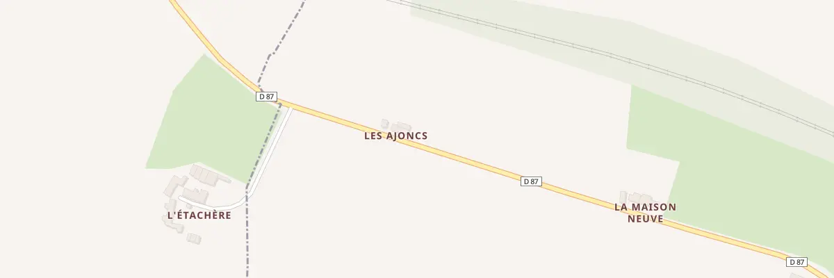 Plan du 5128 Les Ajoncs à Crissé