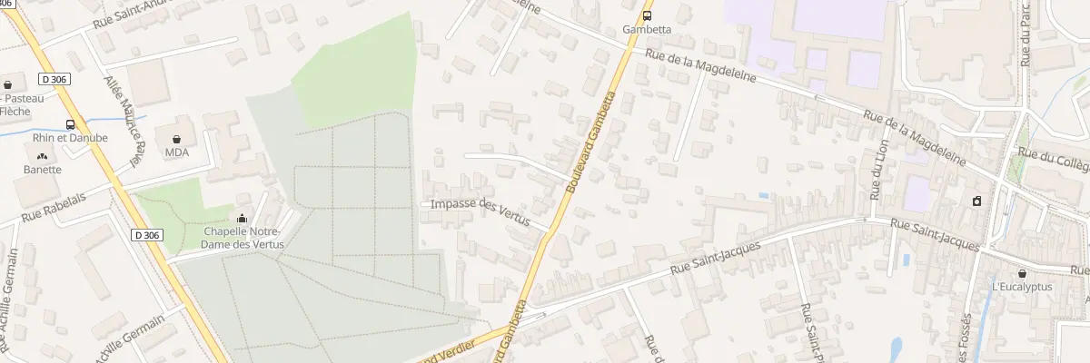 Plan du 17 Bd Gambetta à La Flèche