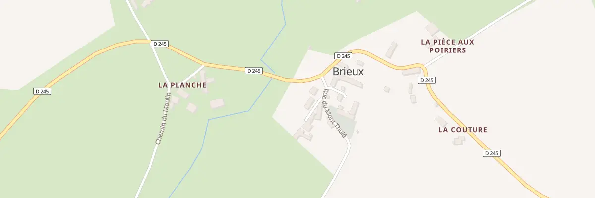Plan du 33 Rte de l’Arche du Logis à Brieux