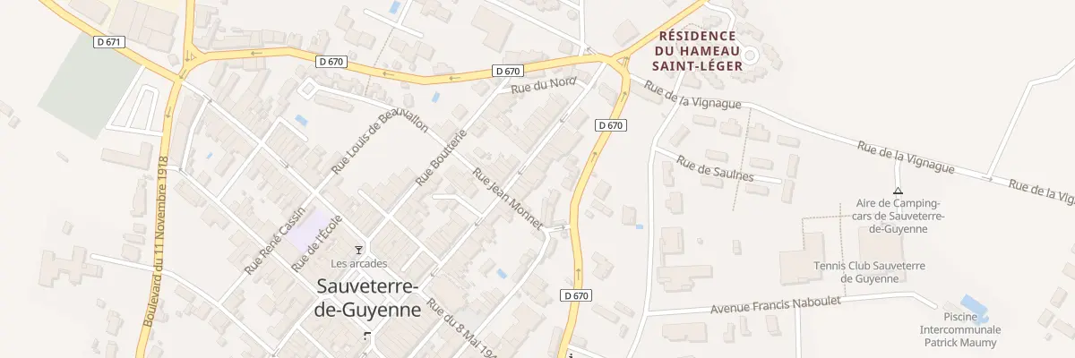 Plan du 30 Rue Saint Léger à Sauveterre-de-Guyenne