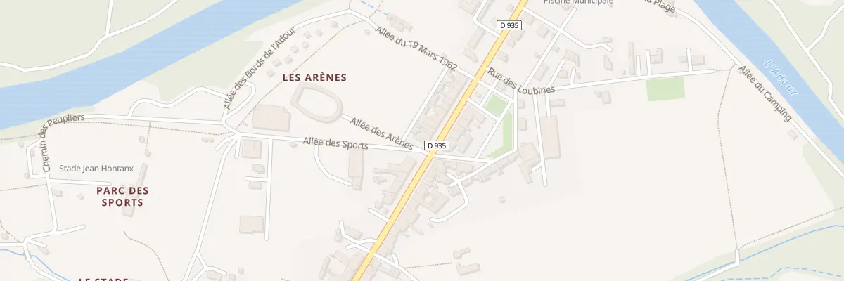 Plan du 45 Av de l’Adour à Riscle