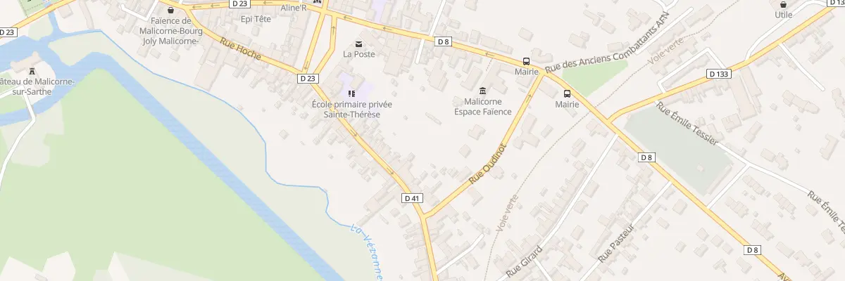 Plan du 25B Rue Marceau à Malicorne-sur-Sarthe