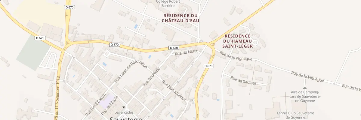 Plan du 39 Rue Saint Léger à Sauveterre-de-Guyenne