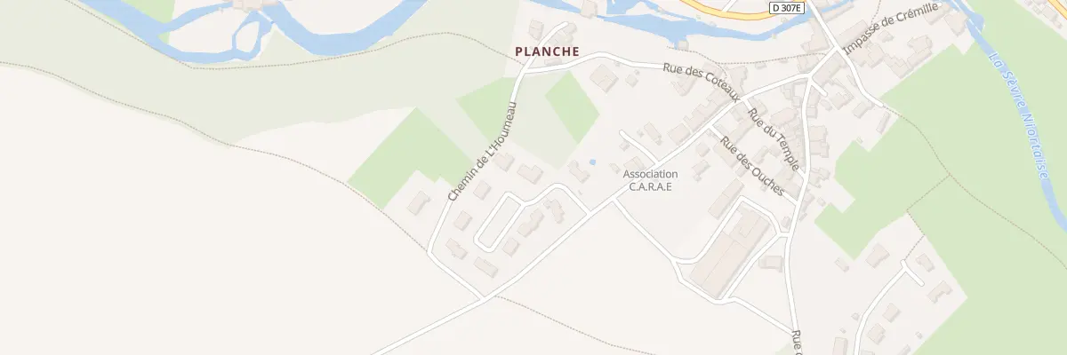 Plan du 24 Rue de Pied des Vignes à Exoudun