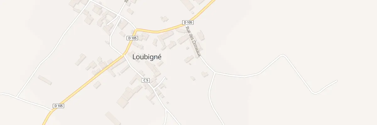 Plan du 3 Rue des Ormeaux à Loubigné