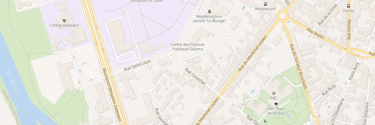Plan du 26 Rue Couscher à Saumur