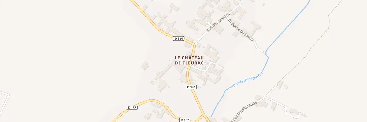 Plan du 5028 Rue Grand Rue à Fleurac