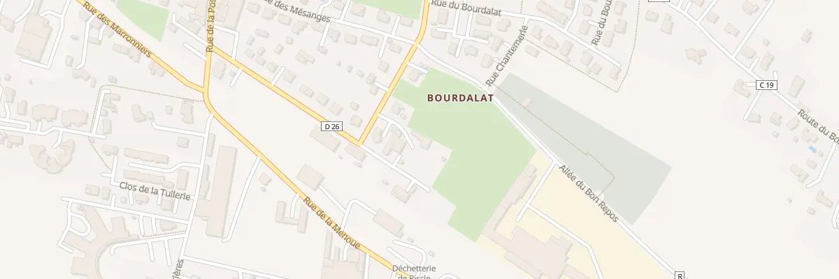 Plan du 9 Rue des Acacias à Riscle