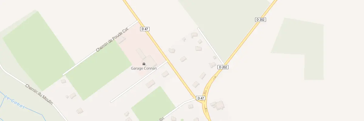 Plan du 140 Rte de Gardères à Ger
