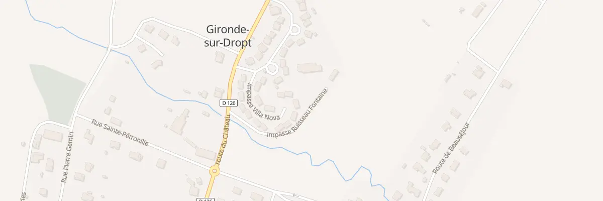 Plan du 132 Imp Villa Nova à Gironde-sur-Dropt
