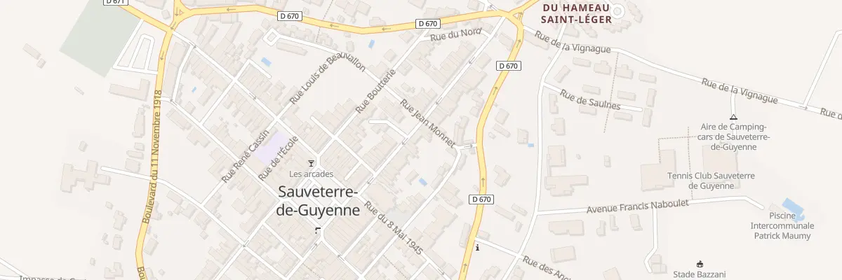 Plan du 18 Rue Saint Léger à Sauveterre-de-Guyenne