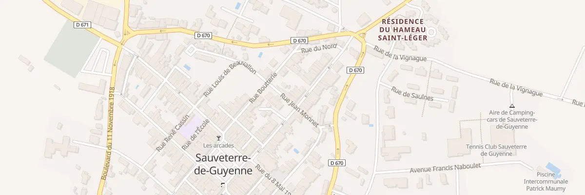 Plan du 23 Rue Saint Léger à Sauveterre-de-Guyenne