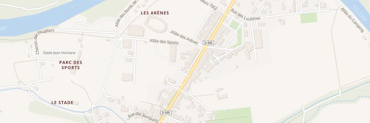 Plan du 39 Av de l’Adour à Riscle