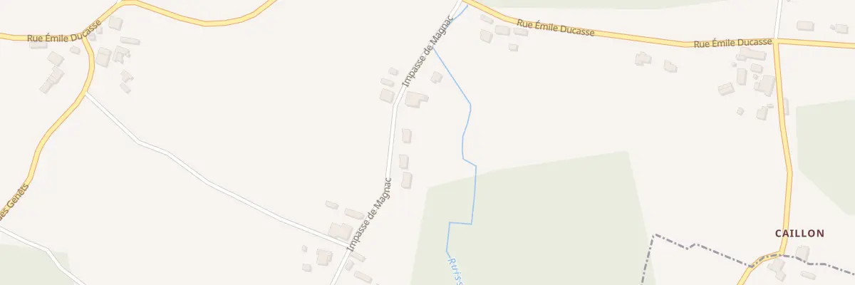 Plan du 5001F Magnac à Cauvignac